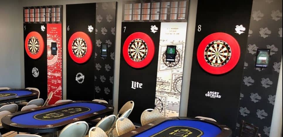 Backstreets Sports Bar Steel Tip darts in Cape Coral