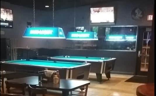 Dogtooth Sports and Music Bar's Billiards set