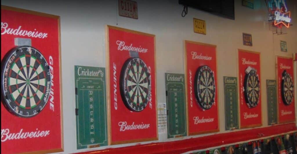 Steel Tip Dart set in Cape Coral's Midtown Lounge