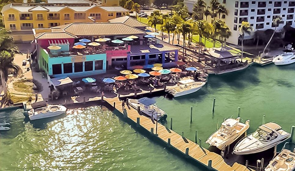 Nervous Nellie's on Fort Myers Beach Dock