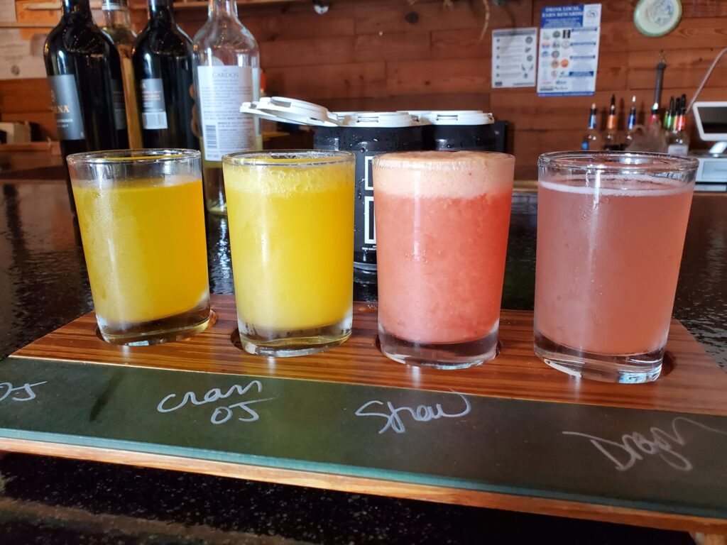 Mimosa flight at Millennial brewing in Fort Myers