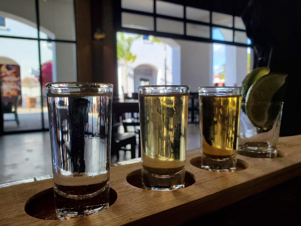 Tequila tasting at Tacos and Tequila in Fort Myers and Naples