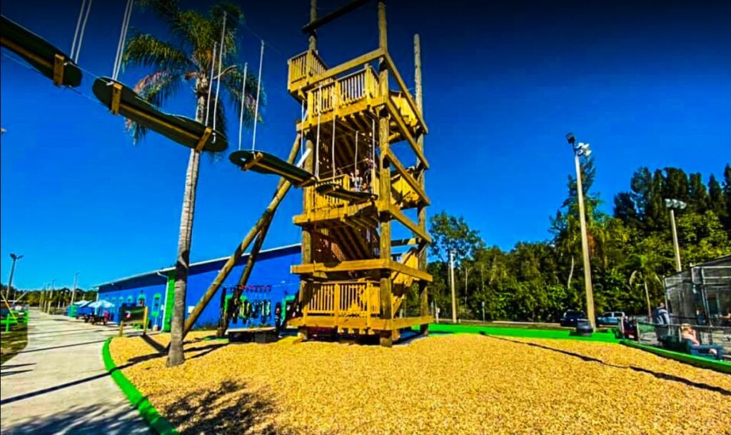 Ropes Course a Fun Things to do at Gator Mikes in Cape Coral