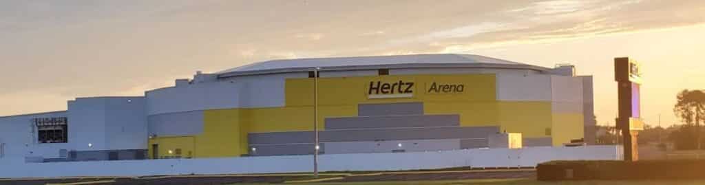Outside of Hertz Arena In Fort Myers