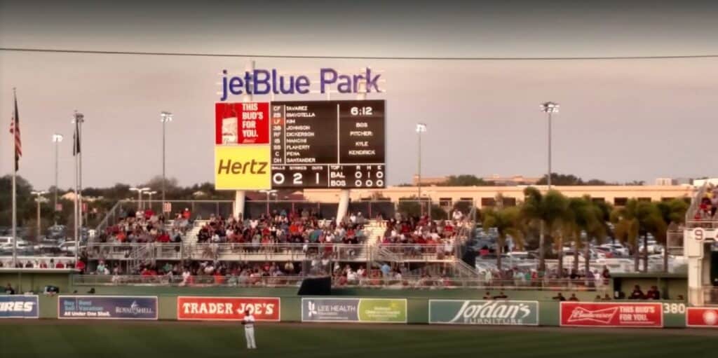 People having fun at JetBlue Park