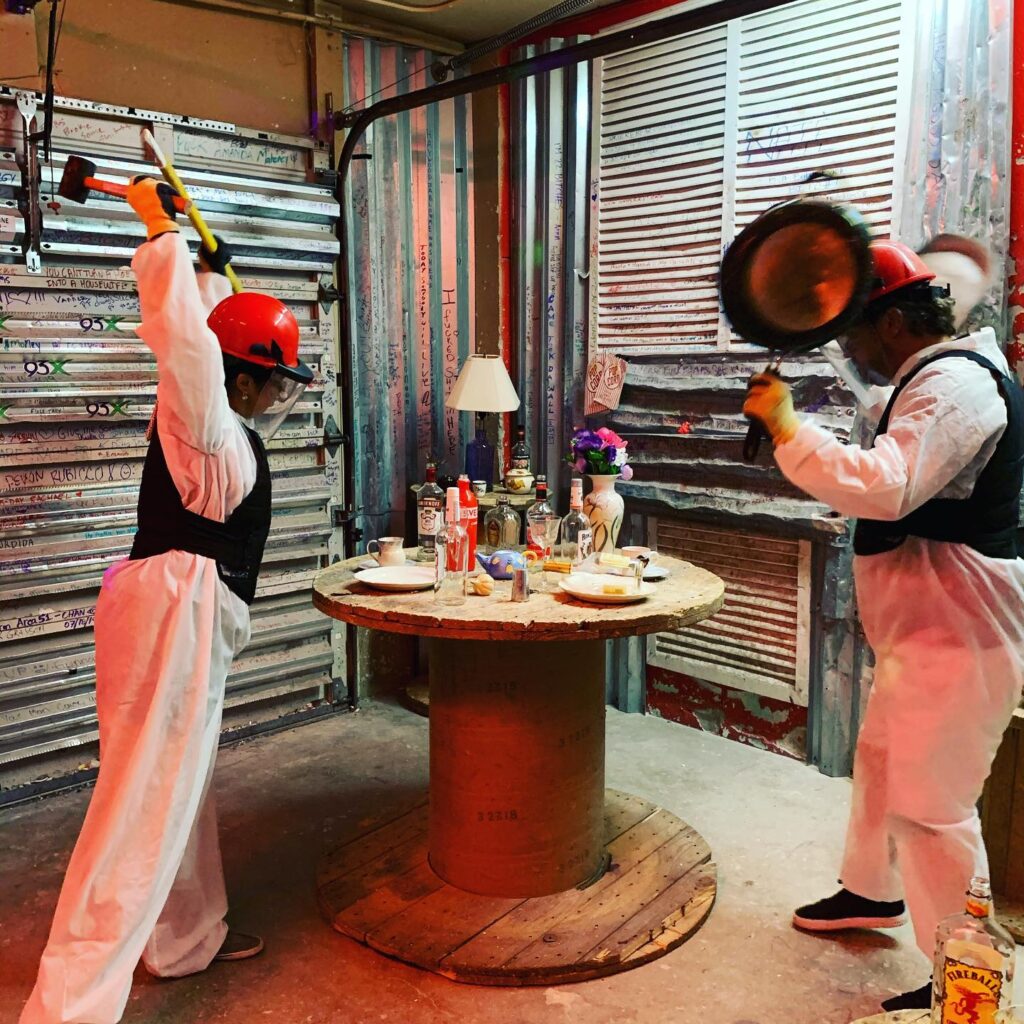 Things to do is go to a Just One of Those Dayz rage room