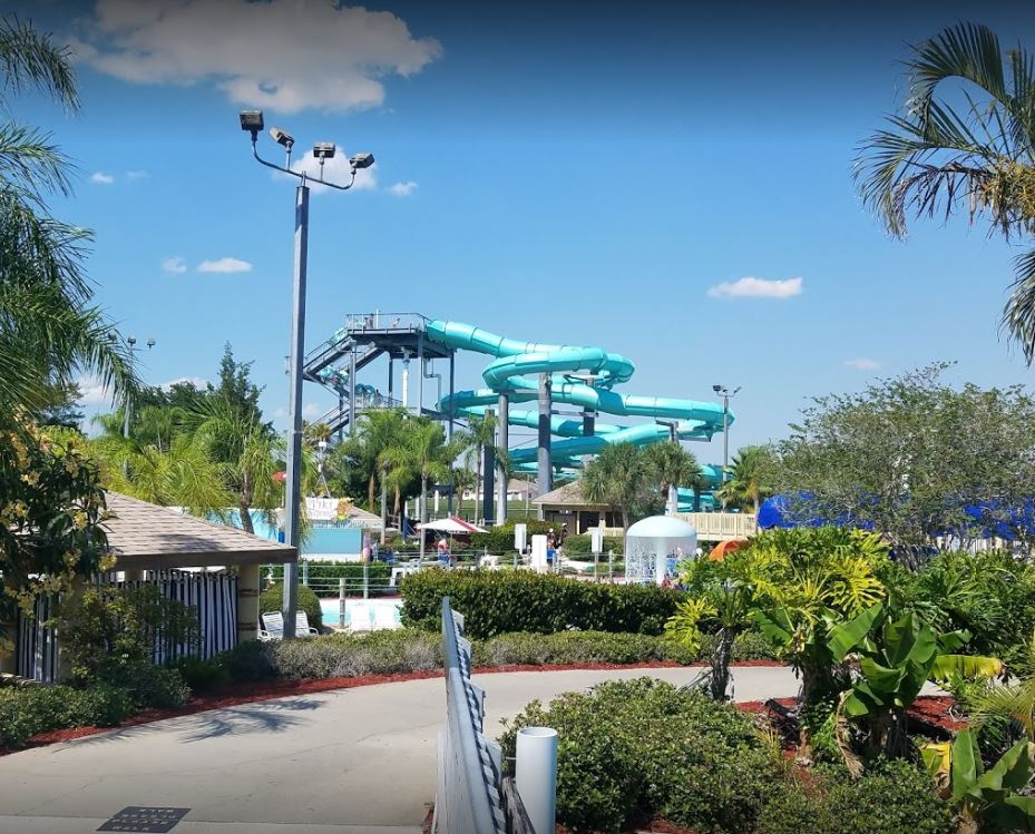 Waterslide at Sun Splash Family Waterpark