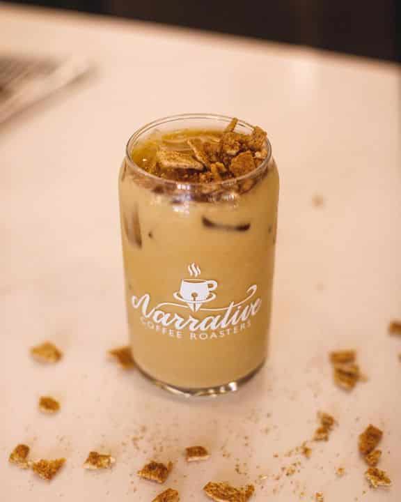 Iced Coffee at The Narrative Coffee Roasters in Naples Florida