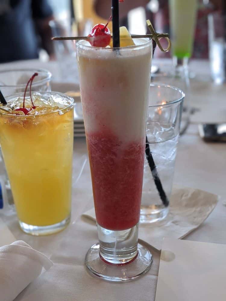 Frozen miami vice and rumrunner at Rumrunners in Cape Coral