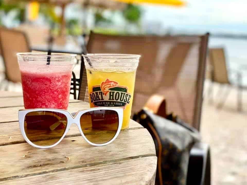 Frozen cocktails at Cape Coral's Boathouse and Tiki Bar