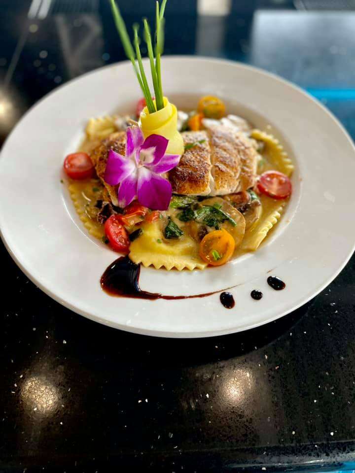Seafood pasta at Fish Tale Grill in Cape Coral