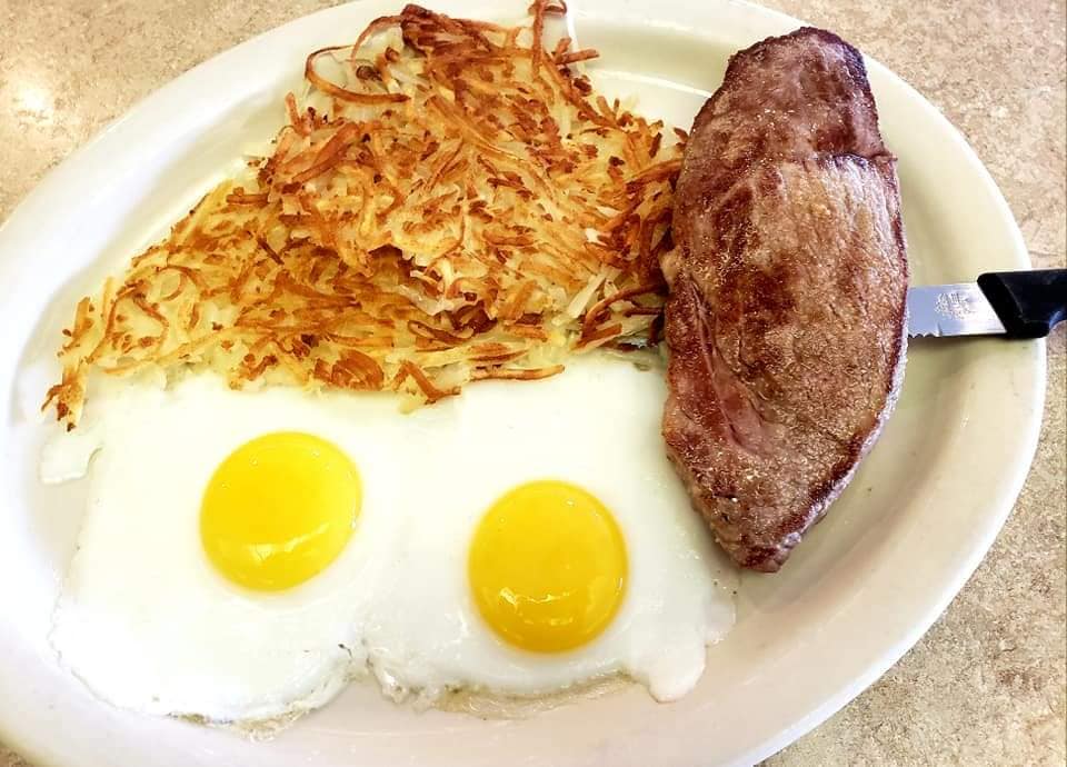 Steak and Eggs at The Cafe in Cape Coral