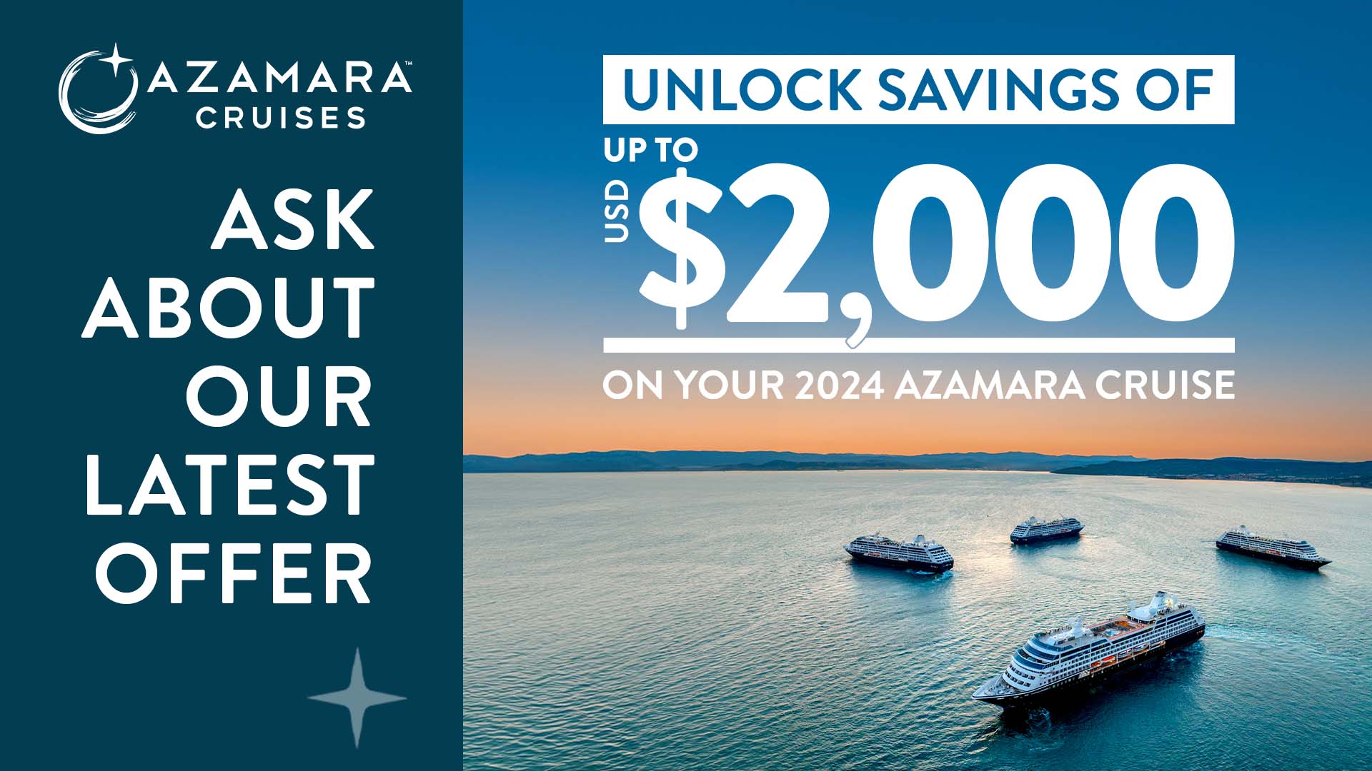 Travel Advisor Cruise Promotion for Azamara