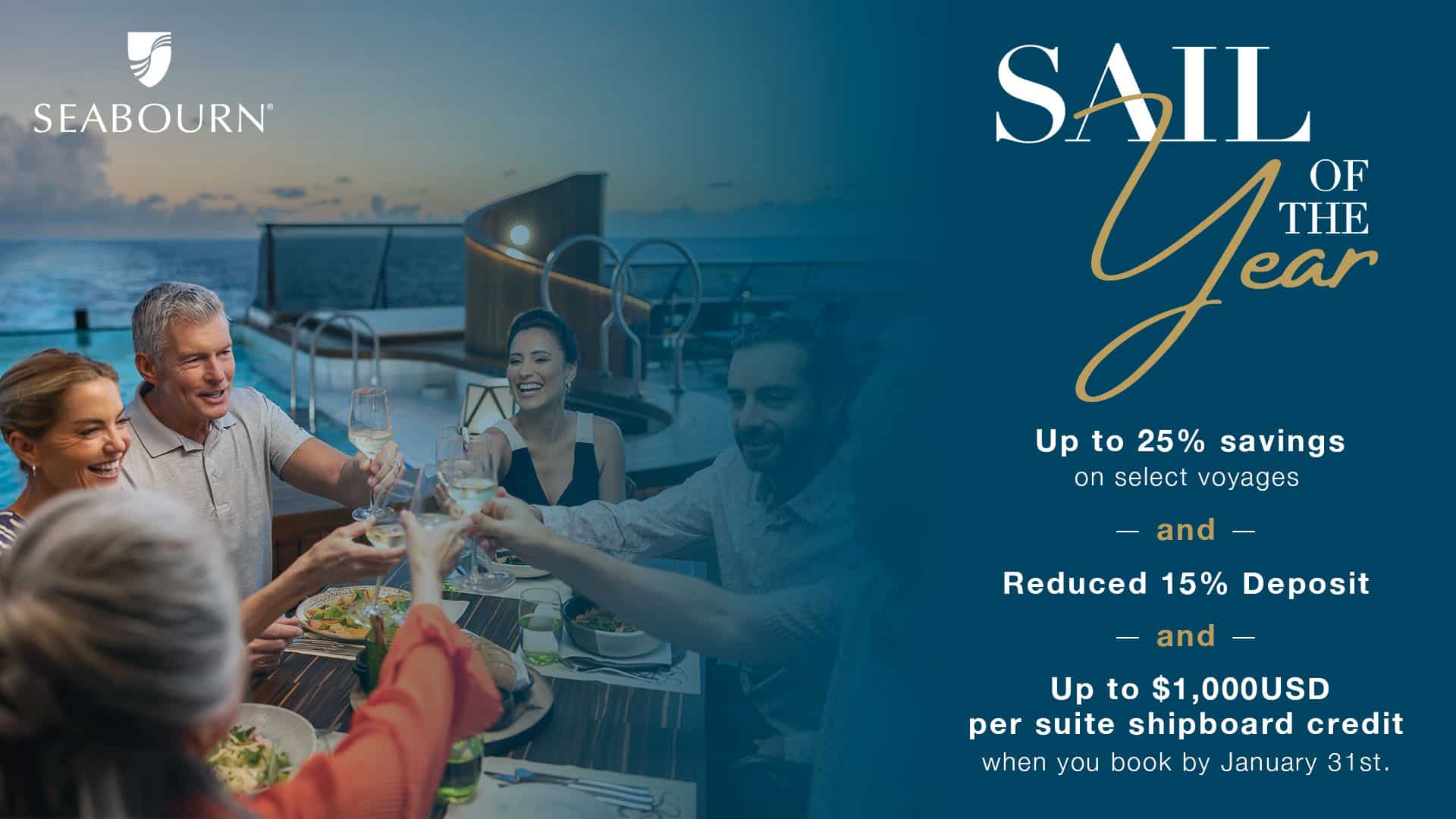 Travel Agent deal by Seabourn Cruises