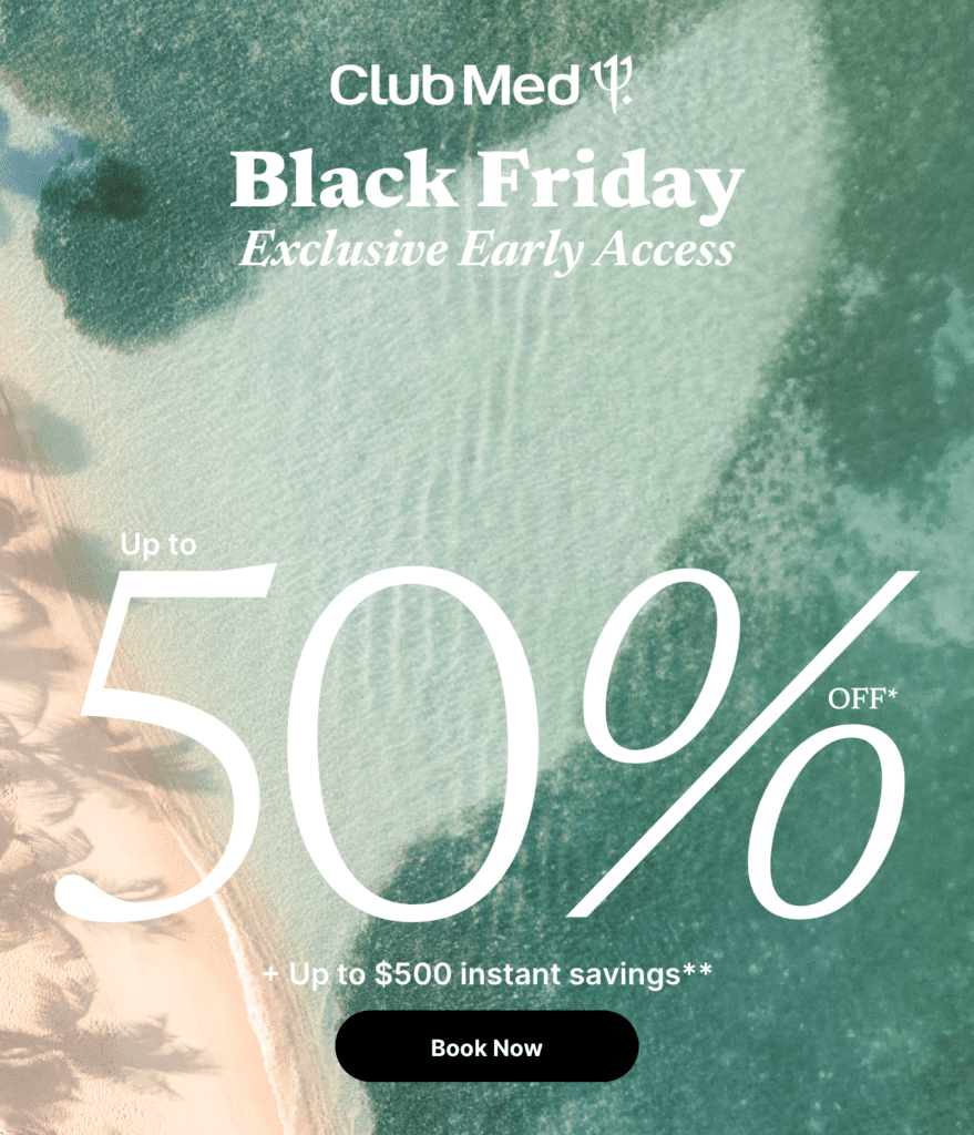 Black Friday Sale At Club Med Resorts Black Friday Sale At Club Med Resorts 2024