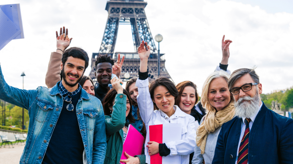 Church group trip to paris