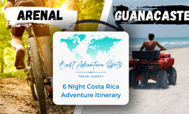 6 Night Costa Rica Adventure Itinerary