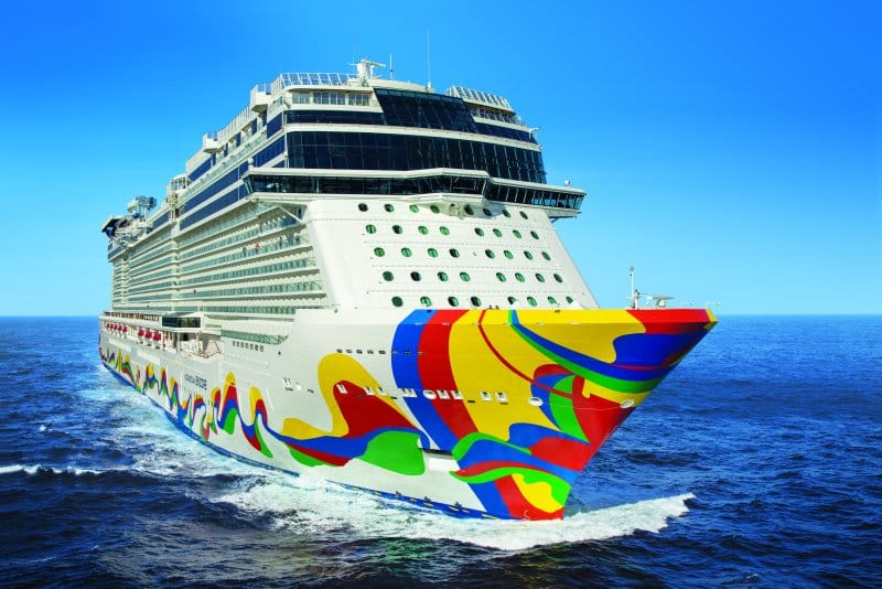 Norwegian Encore at sea Norwegian Encore at sea