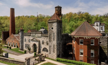 Castle Key Distillery from the castle entrance
